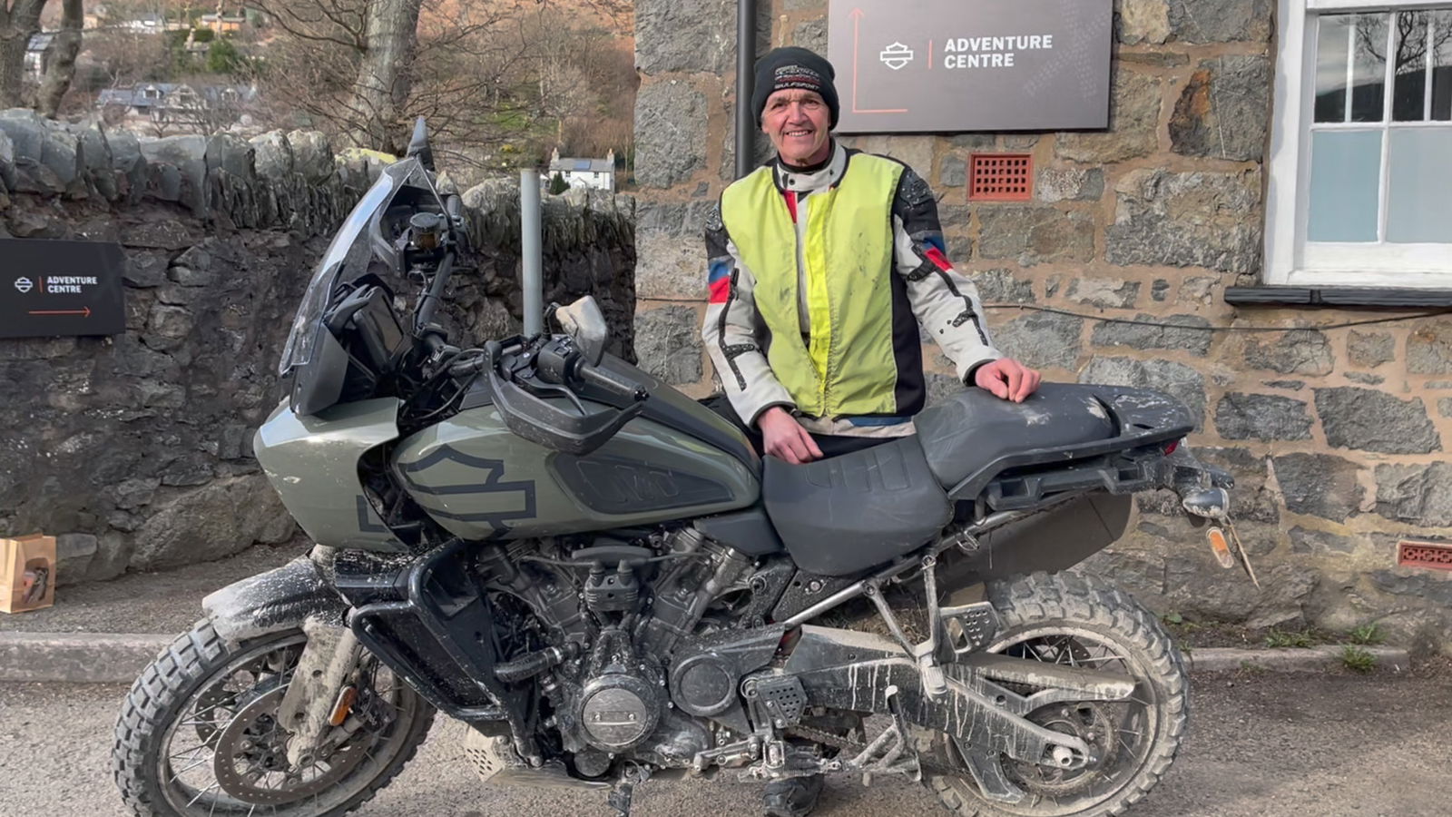 Mick Extance and the Harley-Davidson Adventure Centre